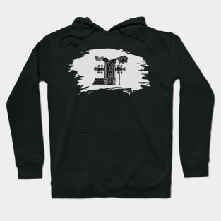 Gothic letter F – Alphabet typography Hoodie